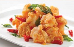 Udang Goreng Saus Telur Asin