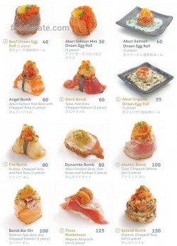 Daftar Harga Menu Sushi Hiro