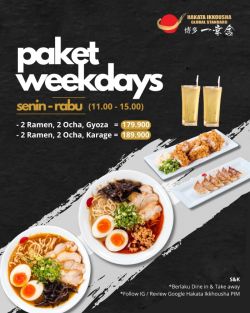 Promo Hakata Ikkousha PIM Weekdays - 179k