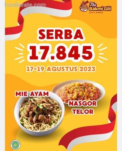 Promo The Bakmi Gili Merdeka Serba - 17k