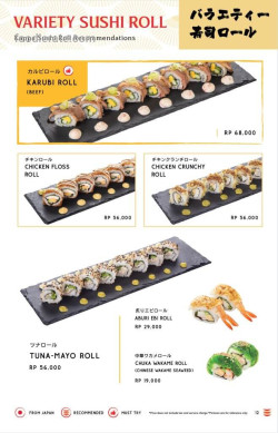 Daftar Harga Menu Kappa Sushi