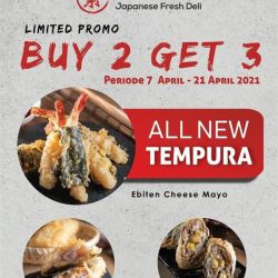 Promo Shigeru All New Tempura - Buy 2 Get 3