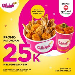Promo Gildak Spesial Gofood - 25k