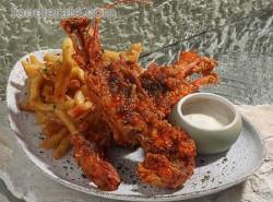 Nashville Fried Lobster & Chips