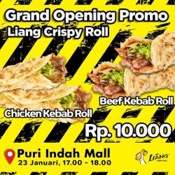 Promo Liang Crispy Roll Kebab - 10k