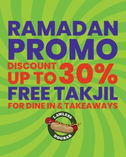 Promo Lawless Dogbar Ramadan - 30% + Free Takjil