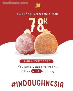Promo Luna's Doughnuts 1/2 Lusin Donut - 78k