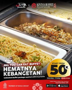 Promo Kintan Buffet & Shaburi AYCE Dengan Pembelian Menu Ala Carte - 50k
