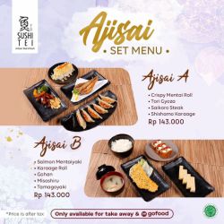 Promo Sushi Tei Ajisai Set Menu - 143k