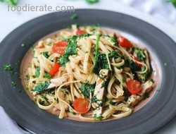 Chicken Alfredo Florentine