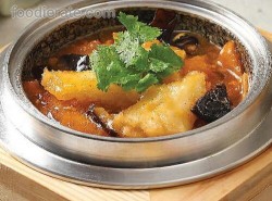 Sup Perut Ikan Goreng Pedas Ocean 8 Seafood & Dimsum Bar