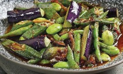 Tumis Kombinasi Sayur Belacan Pedas