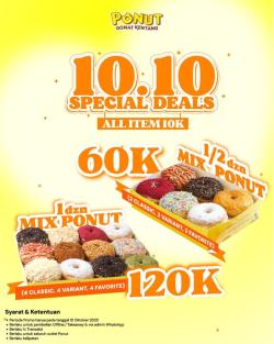 Promo Ponut Donat Kentang