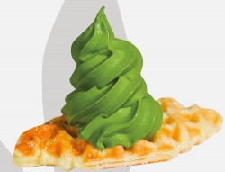 Croffle Ice Cream Matcha