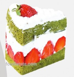 Strawberry Matcha Cake