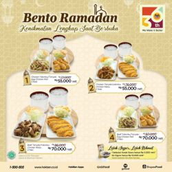 Promo HokBen (Hoka Hoka Bento) Bento Ramadhan - 55k