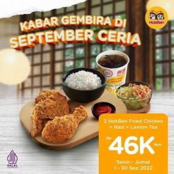 Promo HokBen (Hoka Hoka Bento) September Ceria - 46k