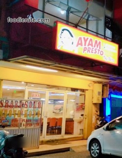 Lokasi restoran Ayam Presto Ny. Rita Green Ville