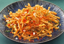 Jamur Enoki Goreng Lada Garam