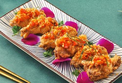 Sayap Ayam Goreng Sambal Geprek Kastil Dimsum