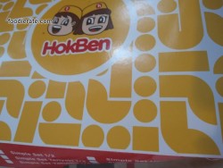 Menu Paket D HokBen (Hoka Hoka Bento)