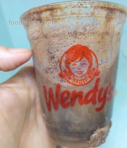 Menu Chocolate Frosty Wendy's